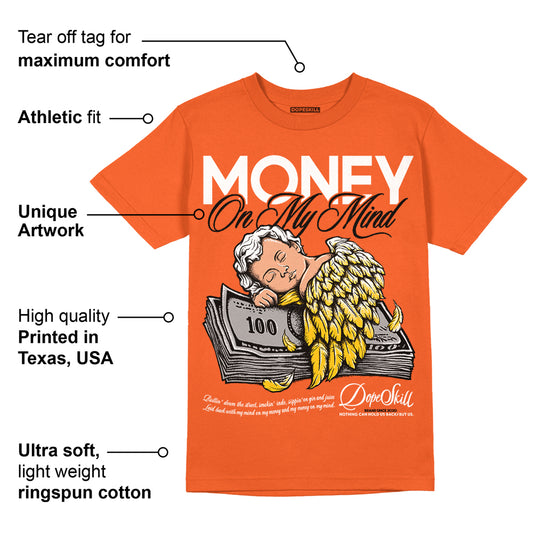 Georgia Peach 3s DopeSkill Orange T-shirt MOMM Graphic