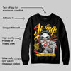 Yellow Collection DopeSkill Sweatshirt Living My Best Life Graphic