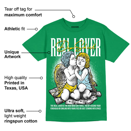 Lucky Green 5s DopeSkill Green T-shirt Real Lover Graphic