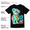 Cyan Burst 9060 DopeSkill T-Shirt Broken Heart Graphic