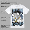 Diffused Blue Sail Grey White 1s DopeSkill T-Shirt Sorry I've Been Trappin Graphic