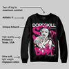 Rick RO Pink Leather Sneakers DopeSkill Sweatshirt Stay It Busy Graphic