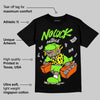 Neon Green Collection DopeSkill T-Shirt No Luck, All Hustle Graphic