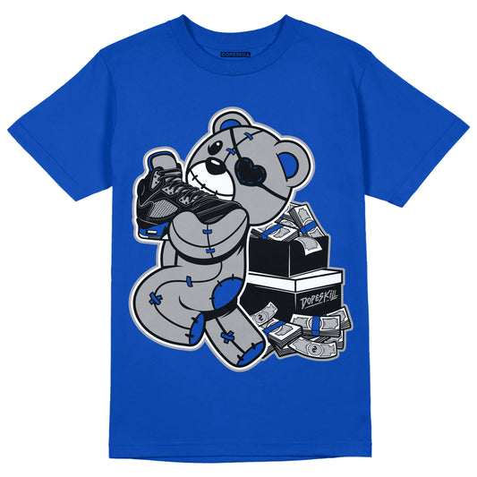 AJ 5 Racer Blue DopeSkill Racer Blue T-shirt Bear Steals Sneaker Graphic