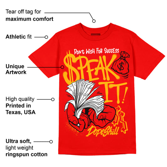 Red Collection DopeSkill Red T-shirt Speak It Graphic