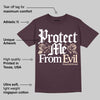 Phantom 4s DopeSkill Maroon T-shirt Protect Me From Evil Graphic