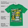 Lucky Green 5s DopeSkill Green T-shirt Pretty Girl Swag Graphic