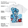 Military Blue 4s DopeSkill T-Shirt Broken Heart Graphic