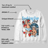 Legend Blue 11s DopeSkill Sweatshirt Looking For Love Graphic