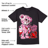 Dunk Low Pink Foam DopeSkill T-Shirt Broken Heart Graphic