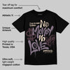 Violet Ore 3s DopeSkill T-Shirt No Money No Love Typo Graphic