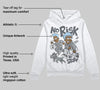 Wolf Grey 5s DopeSkill Hoodie Sweatshirt No Risk No Story Graphic