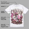 Dunk Smokey Mauve Playful Pink White Brown DopeSkill T-Shirt Chillin Graphic