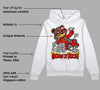 Fire Red 3s DopeSkill Hoodie Sweatshirt Born To Be Rich Graphic