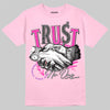 Pink Sneakers DopeSkill Pink T-shirt Trust No One Graphic Streetwear