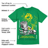 Green Collection DopeSkill Green T-shirt Show Me The Money Graphic