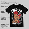 Black and White Collection DopeSkill T-Shirt New Fake Love Graphic