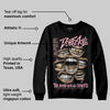 Stars Court White/Pink DopeSkill Sweatshirt The Mouth With No Droughts Graphic