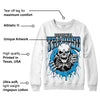 Military Blue 4s DopeSkill Sweatshirt Trapped Halloween Graphic