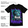 Aqua 6s DopeSkill T-Shirt Black King Graphic