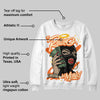 Orange Black White DopeSkill Sweatshirt Rolling in Money Graphic