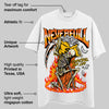 Orange Black White DopeSkill T-Shirt NeverFull Graphic