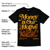 Black Taxi 12s DopeSkill T-Shirt Money Is Our Motive Typo Graphic