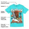 Dunk Dolphins DopeSkill Tahiti Blue T-shirt Get Rich Graphic