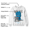 Military Blue 4s DopeSkill Sweatshirt Money Talks Graphic