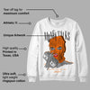 Orange Black White DopeSkill Sweatshirt Money Talks Graphic