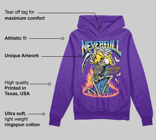 PURPLE Collection DopeSkill Purple Hoodie Sweatshirt NeverFull Graphic