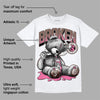 Dunk Smokey Mauve Playful Pink White Brown DopeSkill T-Shirt Sick Bear Graphic