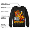 Goldenrod Dunk DopeSkill Sweatshirt Born To Be Rich Graphic