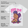 Dunk Active Fuchsia DopeSkill T-Shirt New Fake Love Graphic