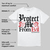 Bred 11s DopeSkill T-Shirt Protect Me From Evil Graphic