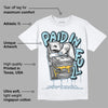 Blue Grey 13s DopeSkill T-Shirt Paid In Full Graphic