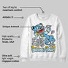 Legend Blue 11s DopeSkill Sweatshirt Born To Be Rich Graphic