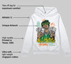 Green 'All Hustle No Luck' DopeSkill Graphic Hoodie