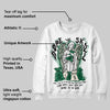 Pine Green 13s DopeSkill Sweatshirt Angels Graphic