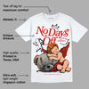 Fire Red 3s DopeSkill T-Shirt New No Days Off Graphic