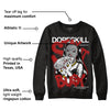 Black and White 14s DopeSkill Sweatshirt Stay It Busy Graphic