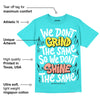 Cyan Burst 9060 DopeSkill Virtual Blue T-Shirt Grind Shine Graphic