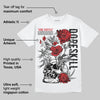 Bred 11s DopeSkill T-Shirt Side Hustle Graphic