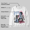 Denim Pink Glow 3s DopeSkill Sweatshirt Drip'n Never Tripp'n Graphic