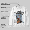 Blue Suede 40s DopeSkill Sweatshirt Never Stop Hustling Graphic