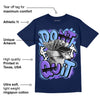 Georgetown 5s DopeSkill Midnight Navy T-shirt Don't Quit Graphic