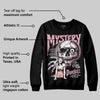 Stars Court White/Pink DopeSkill Sweatshirt Mystery Ghostly Grasp Graphic