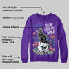 PURPLE Collection DopeSkill Purple Sweatshirt Reap What You Sow Graphic