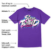 Dunk Purple Championship Court White DopeSkill Purple T-shirt Rare Breed Type Graphic