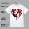 Black Toe 1s DopeSkill T-Shirt Heart AJ 1 Graphic